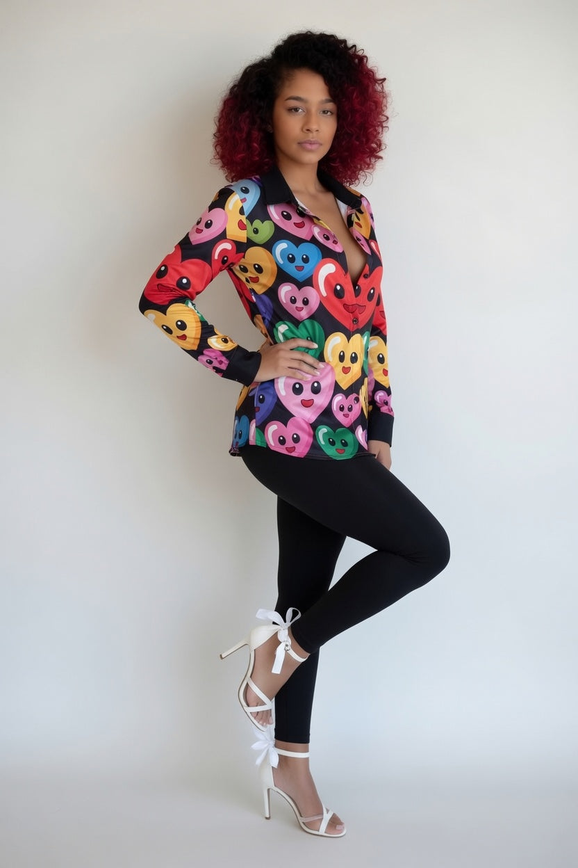 Zillyz Happy Hearts Shirt