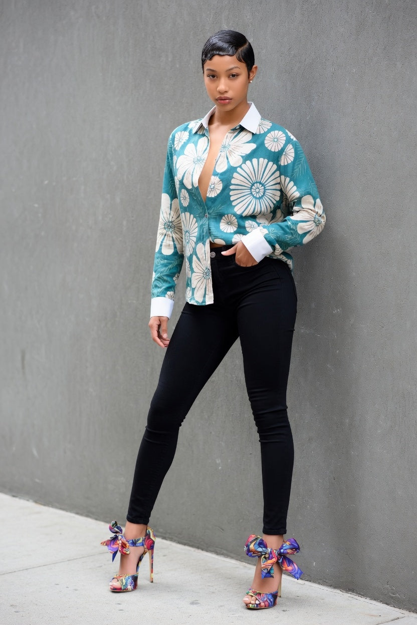Zillyz Flower Shirt