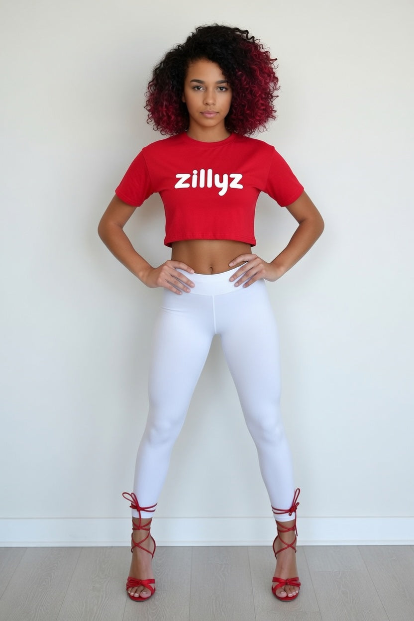 Zillyz Bold Crop Tee