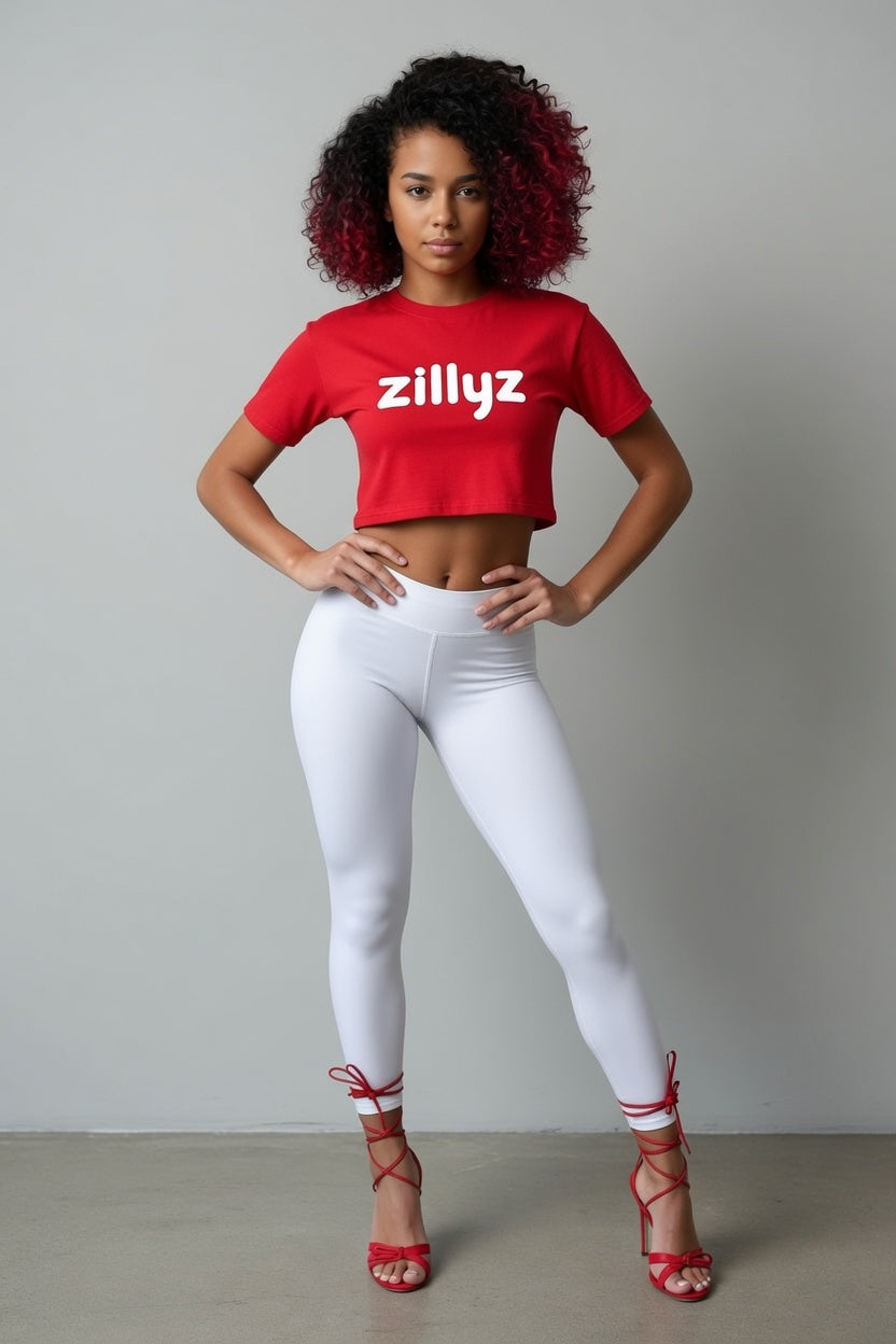 Zillyz Bold Crop Tee