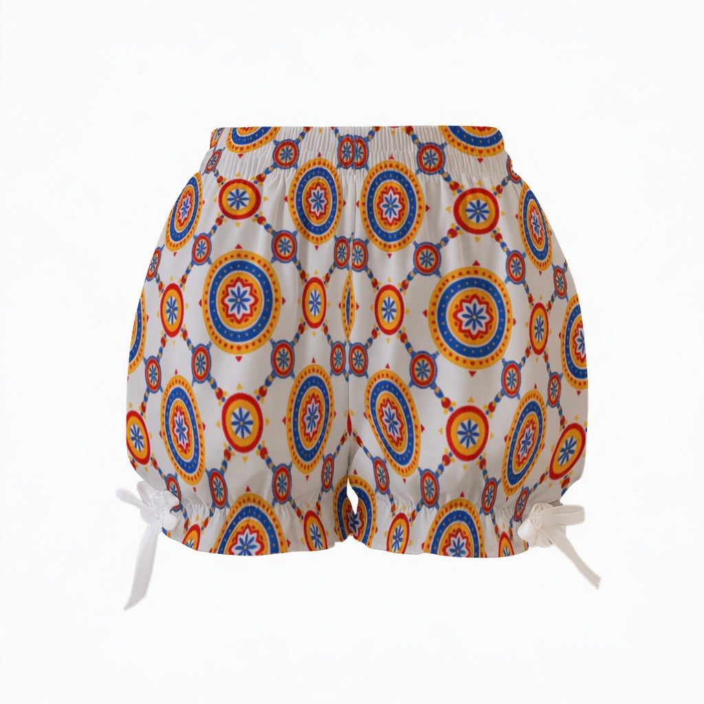 Zillyz Faux-Pleated Shorts