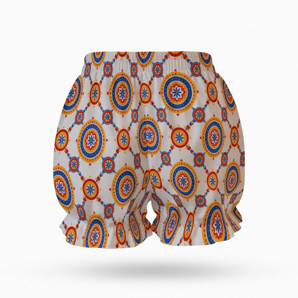 Zillyz Faux-Pleated Shorts