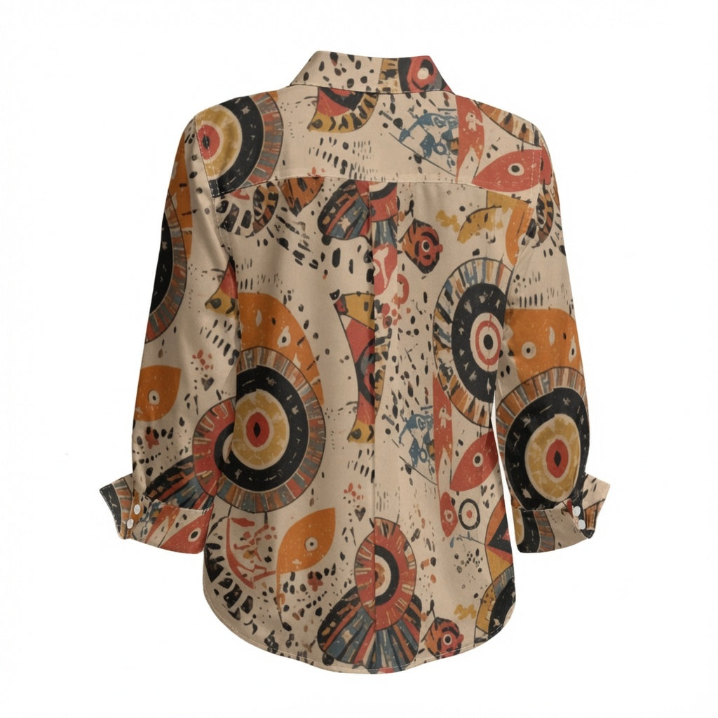 Zillyz Boho Folk Art Blouse