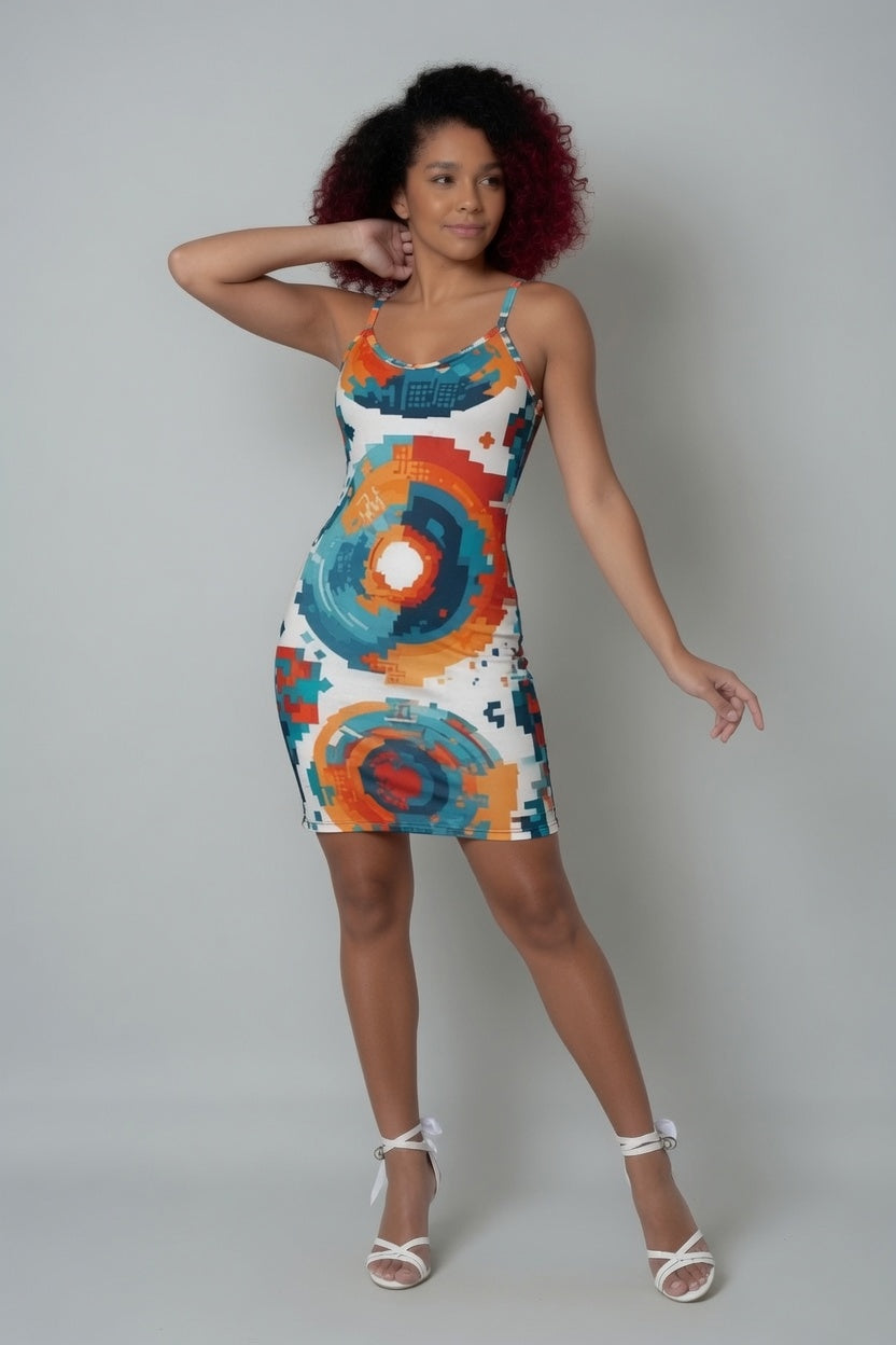 Zillyz Retro-modern Pixel Dress