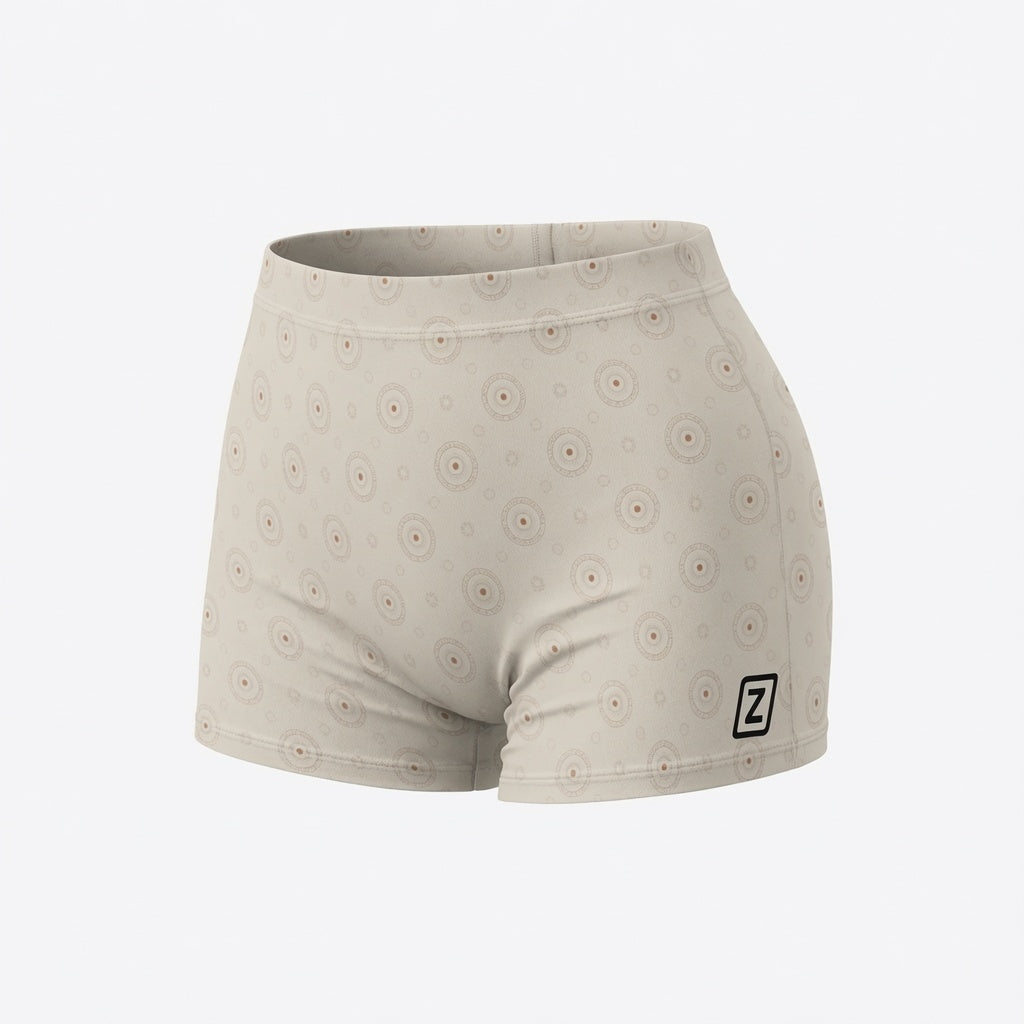 Zillyz Medallion High-Stretch Shorts