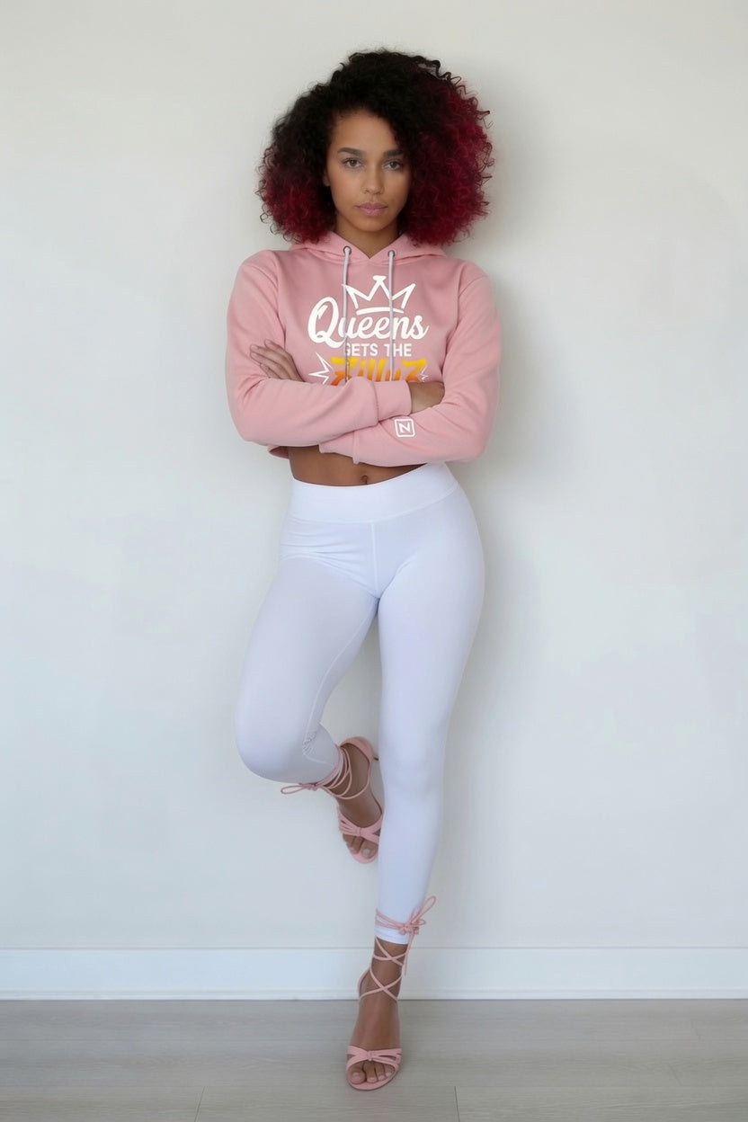 Queens Gets the Zillyz's Cropped Hoodie