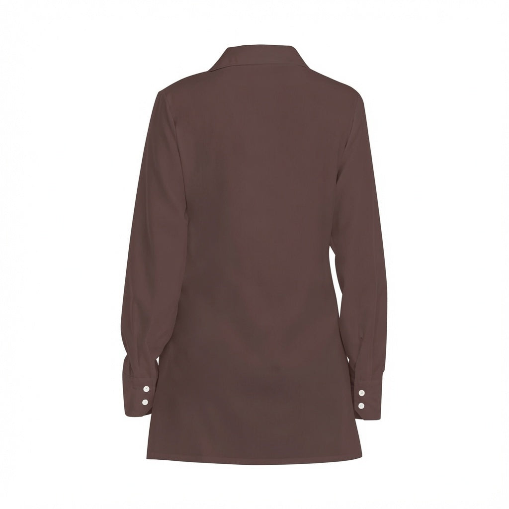 Zillyz Long Shirt Dress