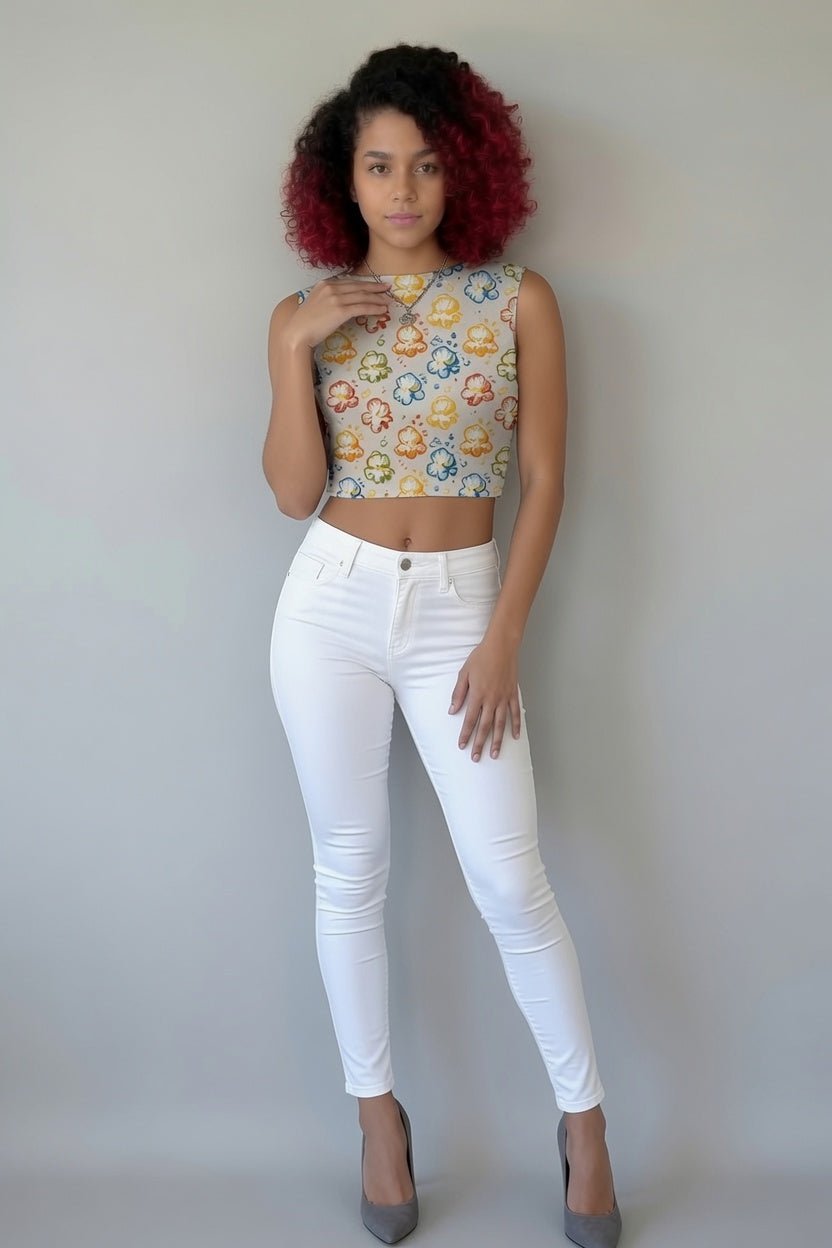 Zillyz Backless short sleeved shirt
