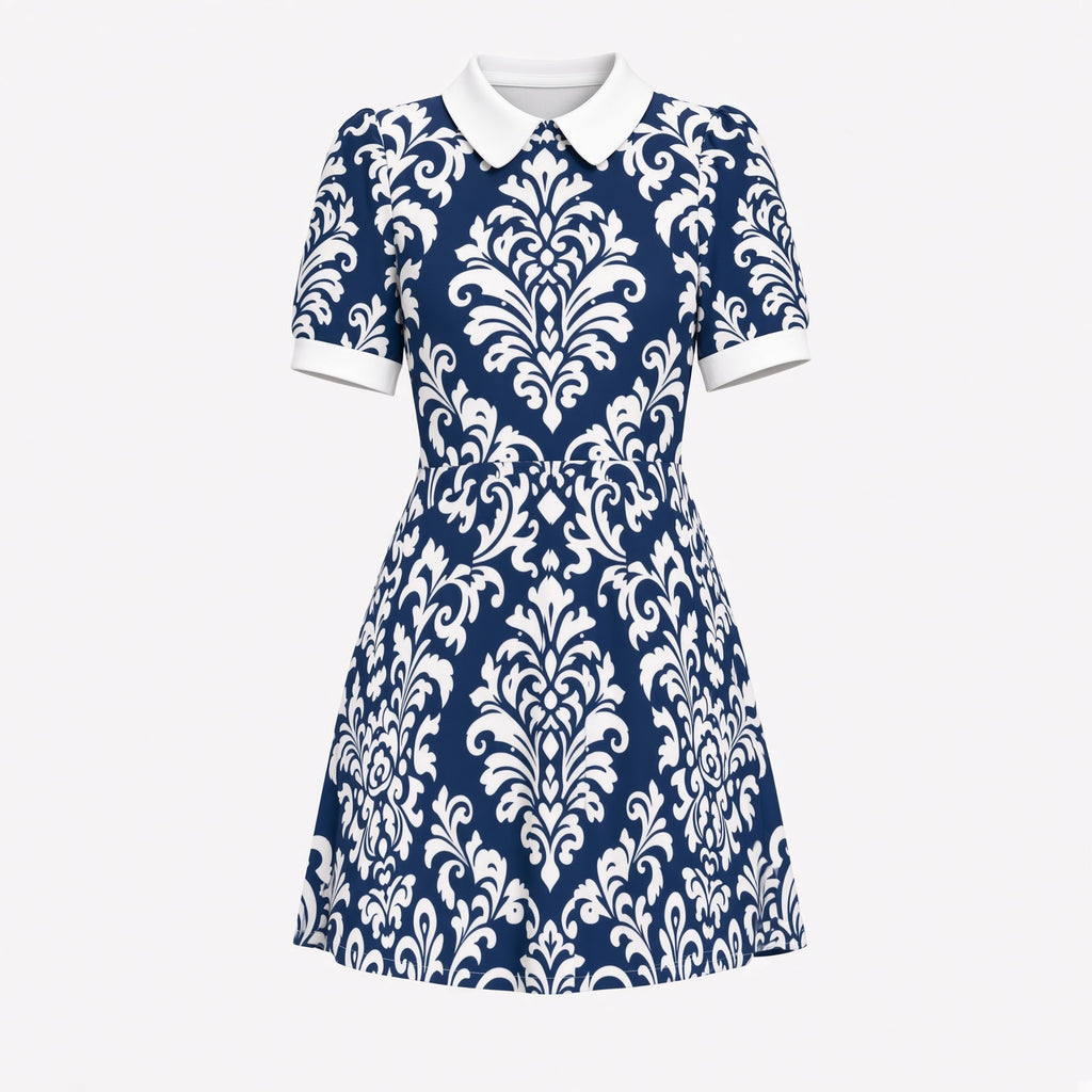 Zillyz Royal Damask Dress