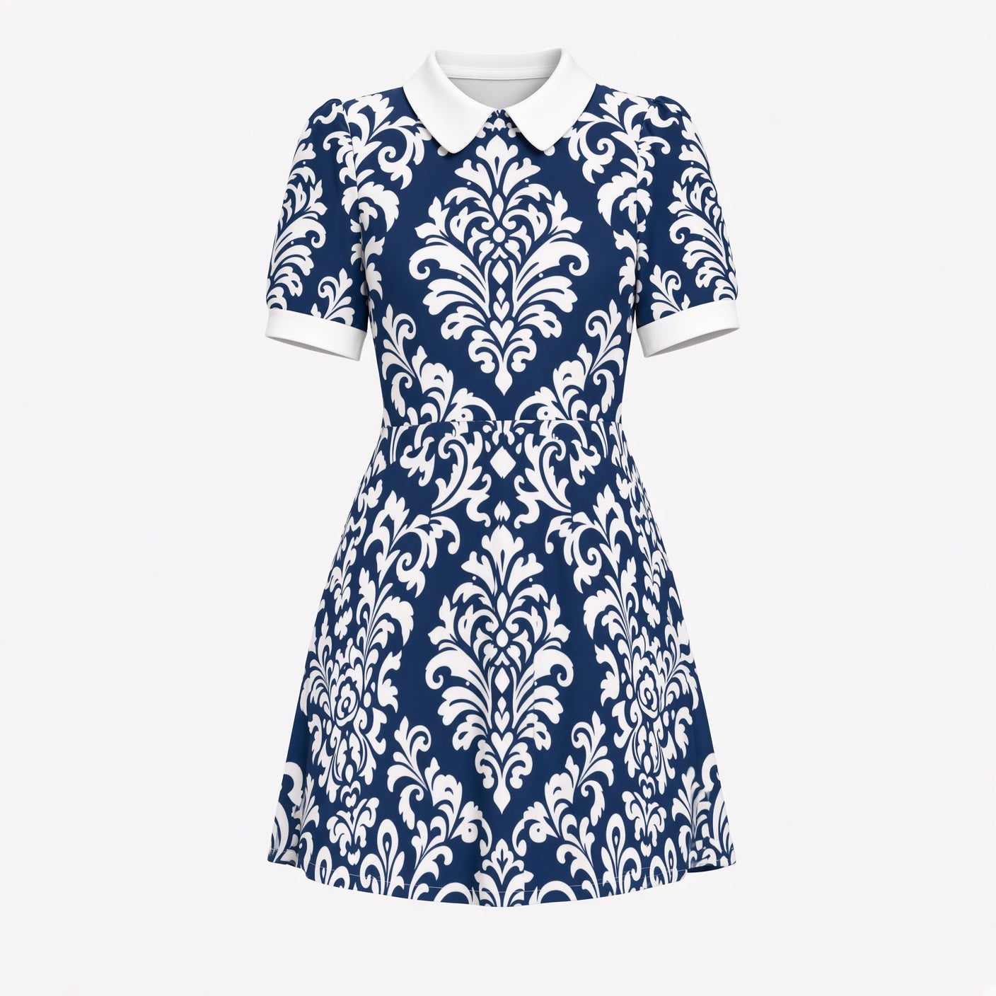 Zillyz Royal Damask Dress