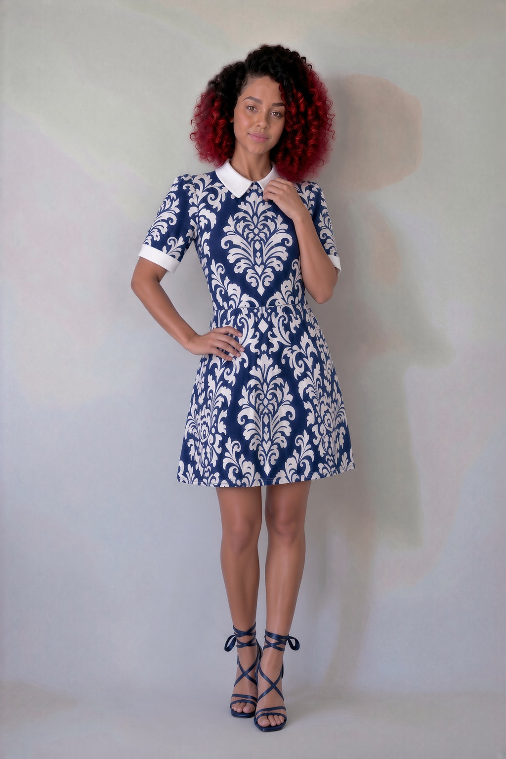 Zillyz Royal Damask Dress