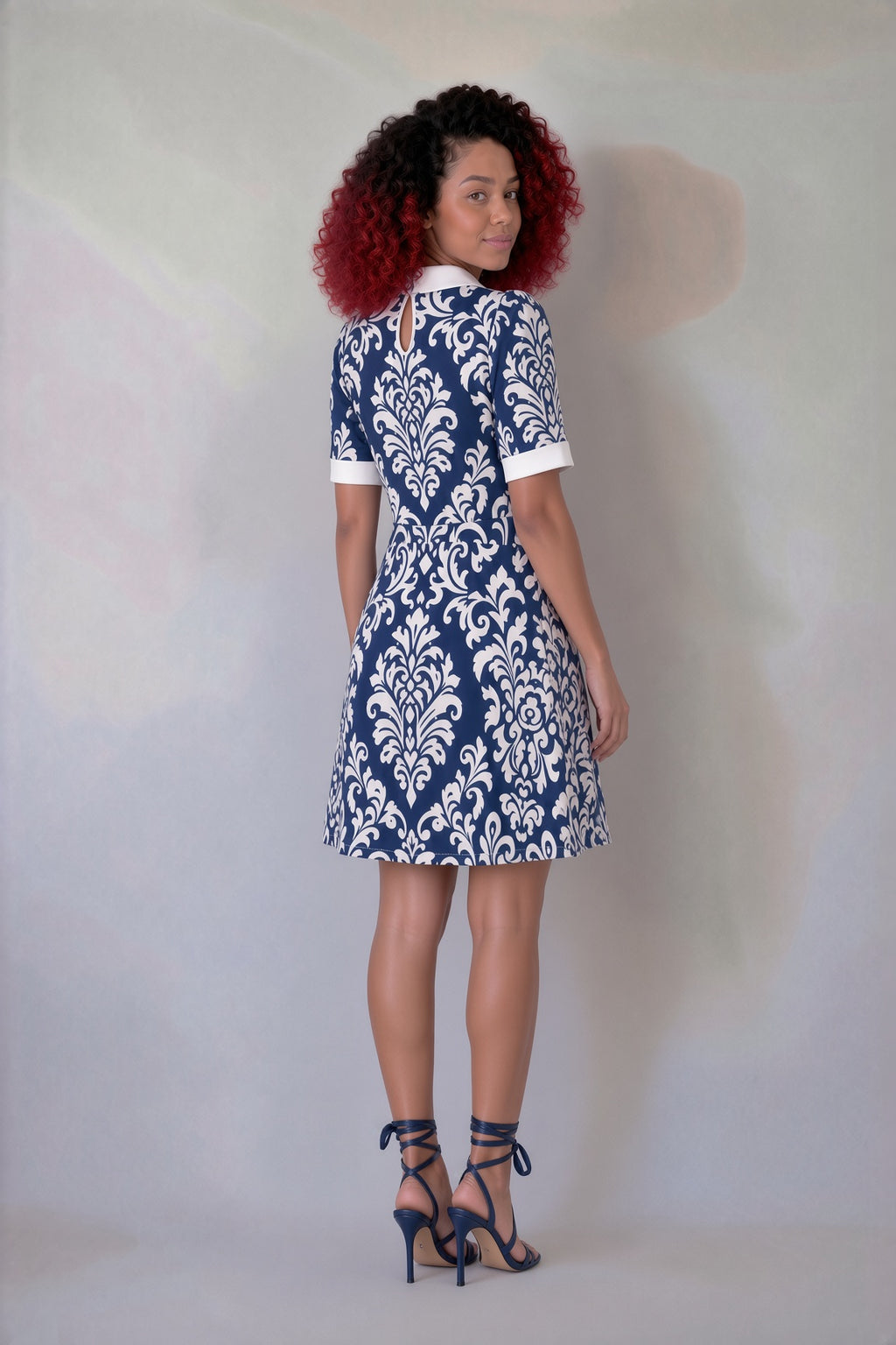 Zillyz Royal Damask Dress