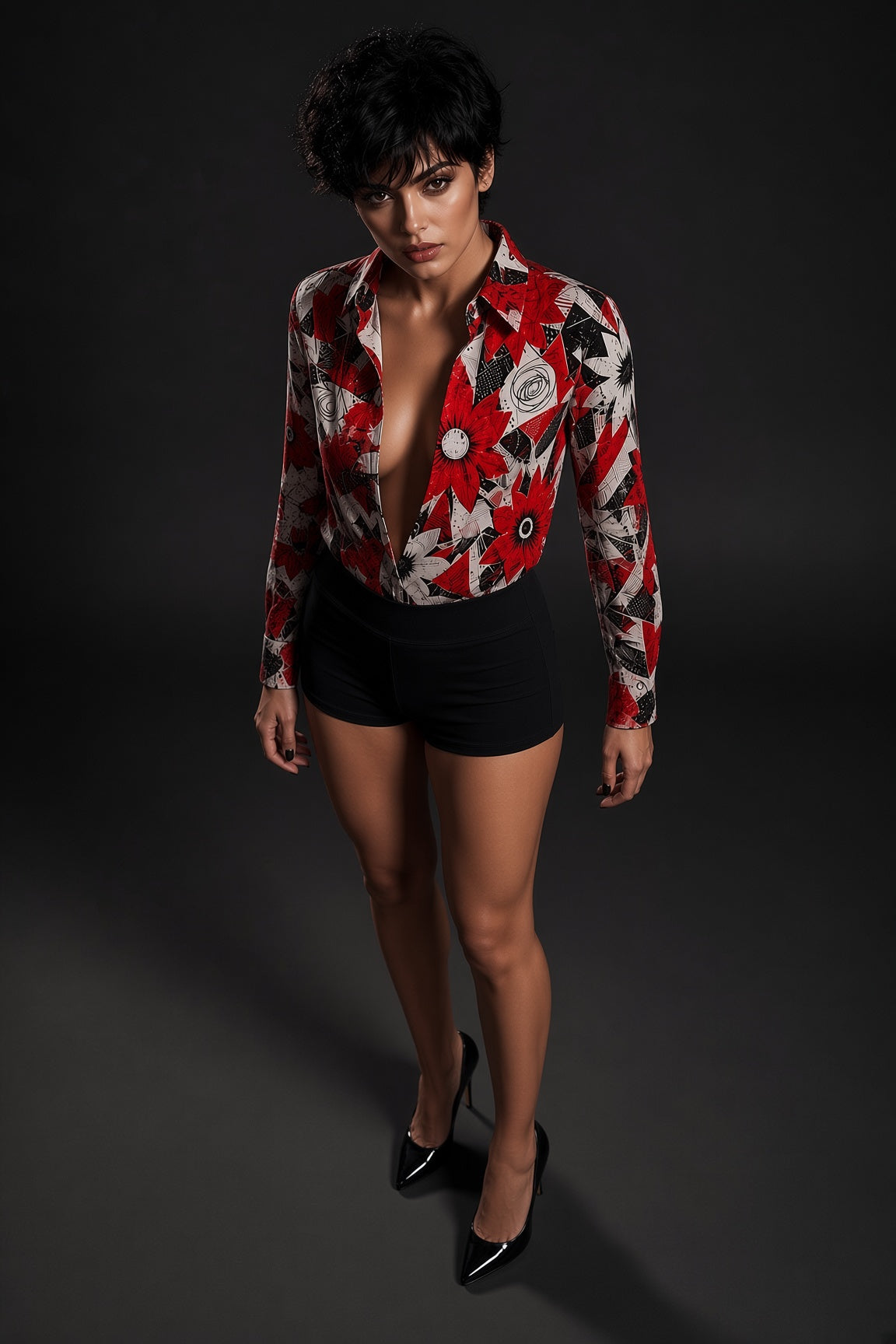 Crimson Burst Unisex Shirt