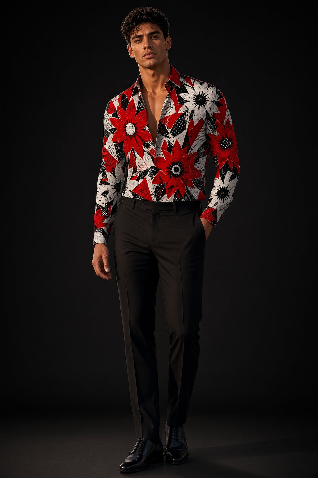 Crimson Burst Unisex Shirt