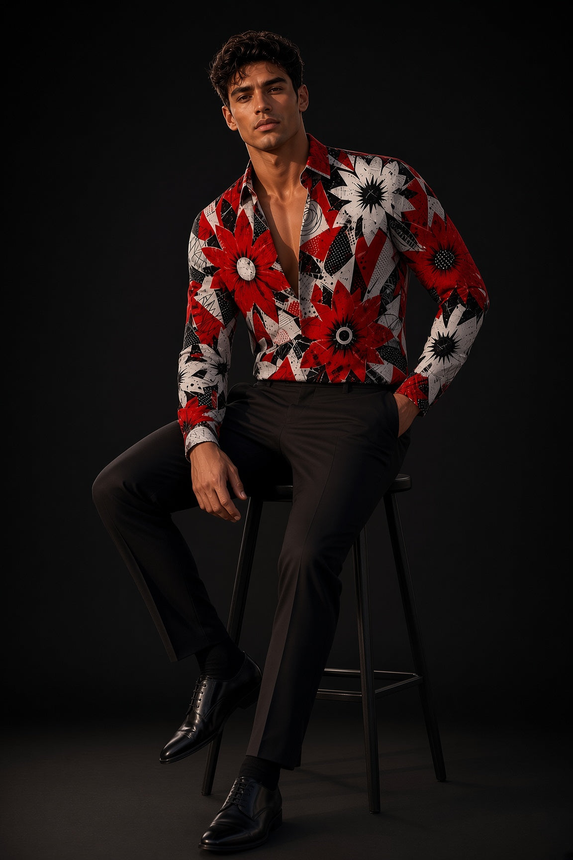 Crimson Burst Unisex Shirt