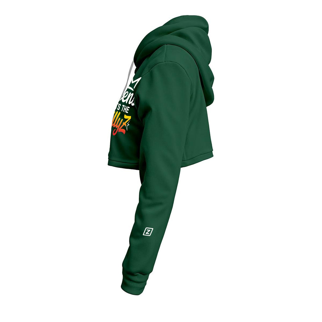Queens Gets the Zillyz's Cropped Hoodie